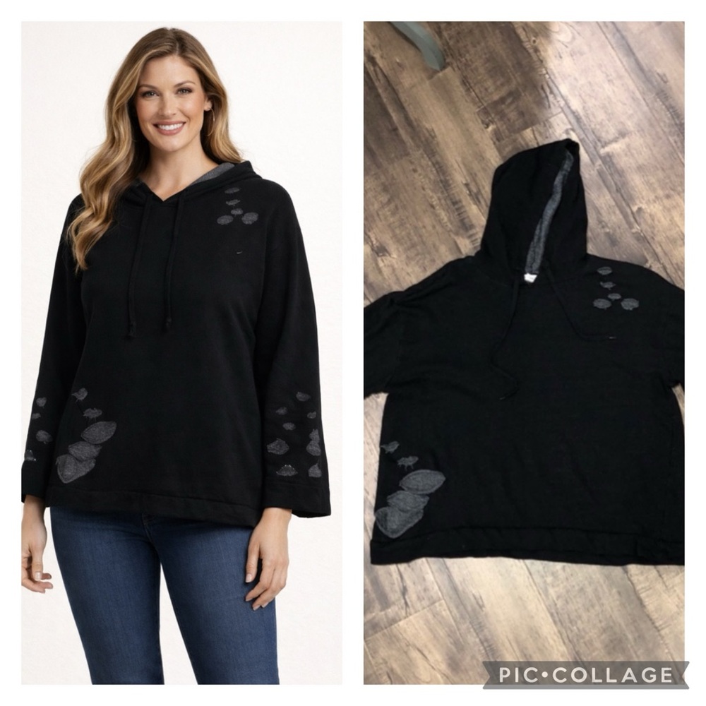 Long sleeve pull on hoodie